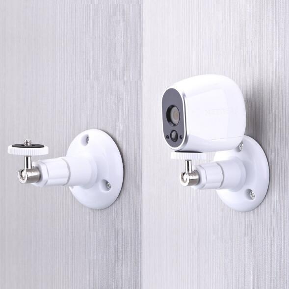 Plastic wall bracket indoor and outdoor monitoring bracket bracket white